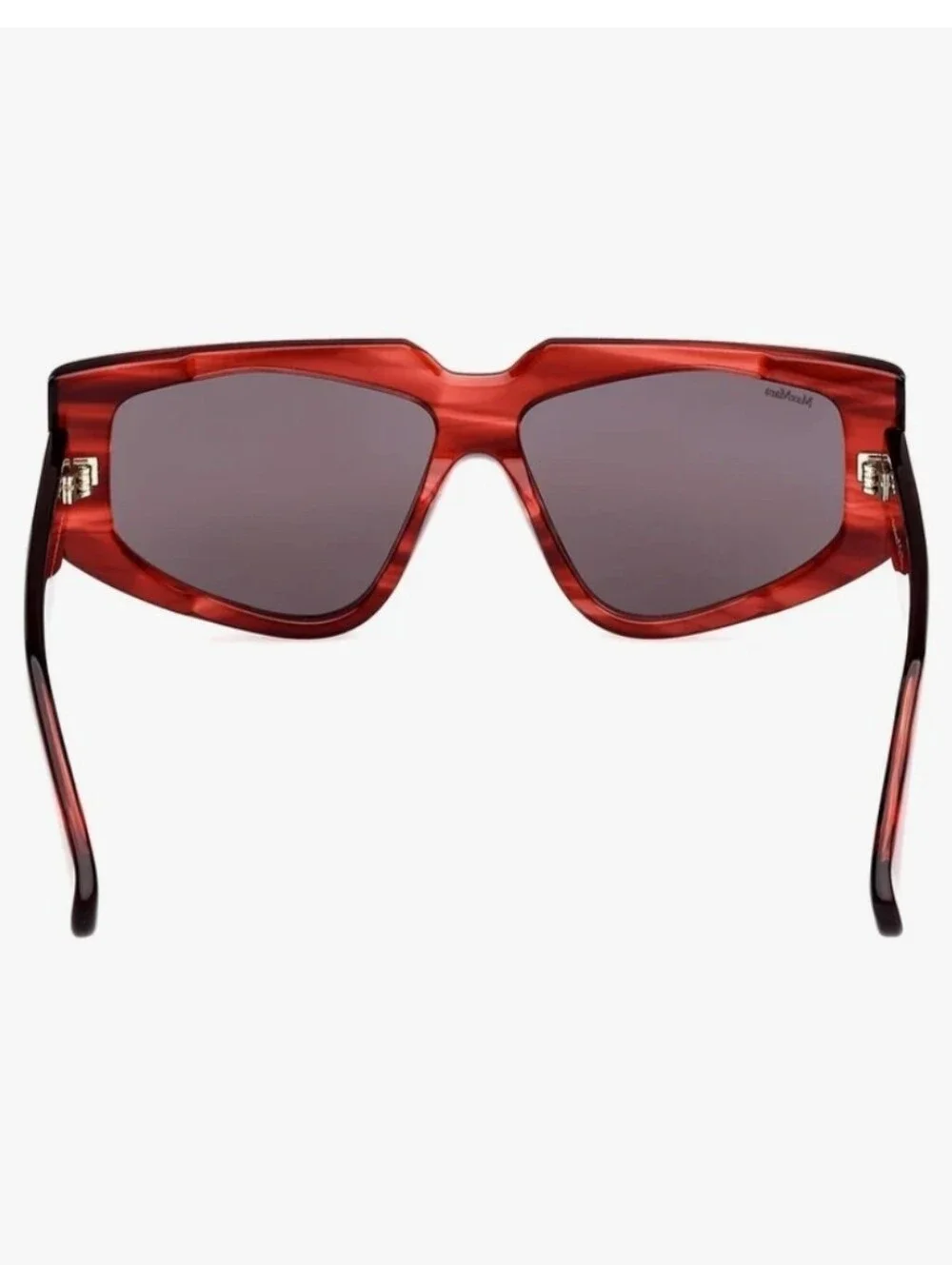 NEW AUTHENTIC Max Mara MM0125 RED STRIPED Sunglasses